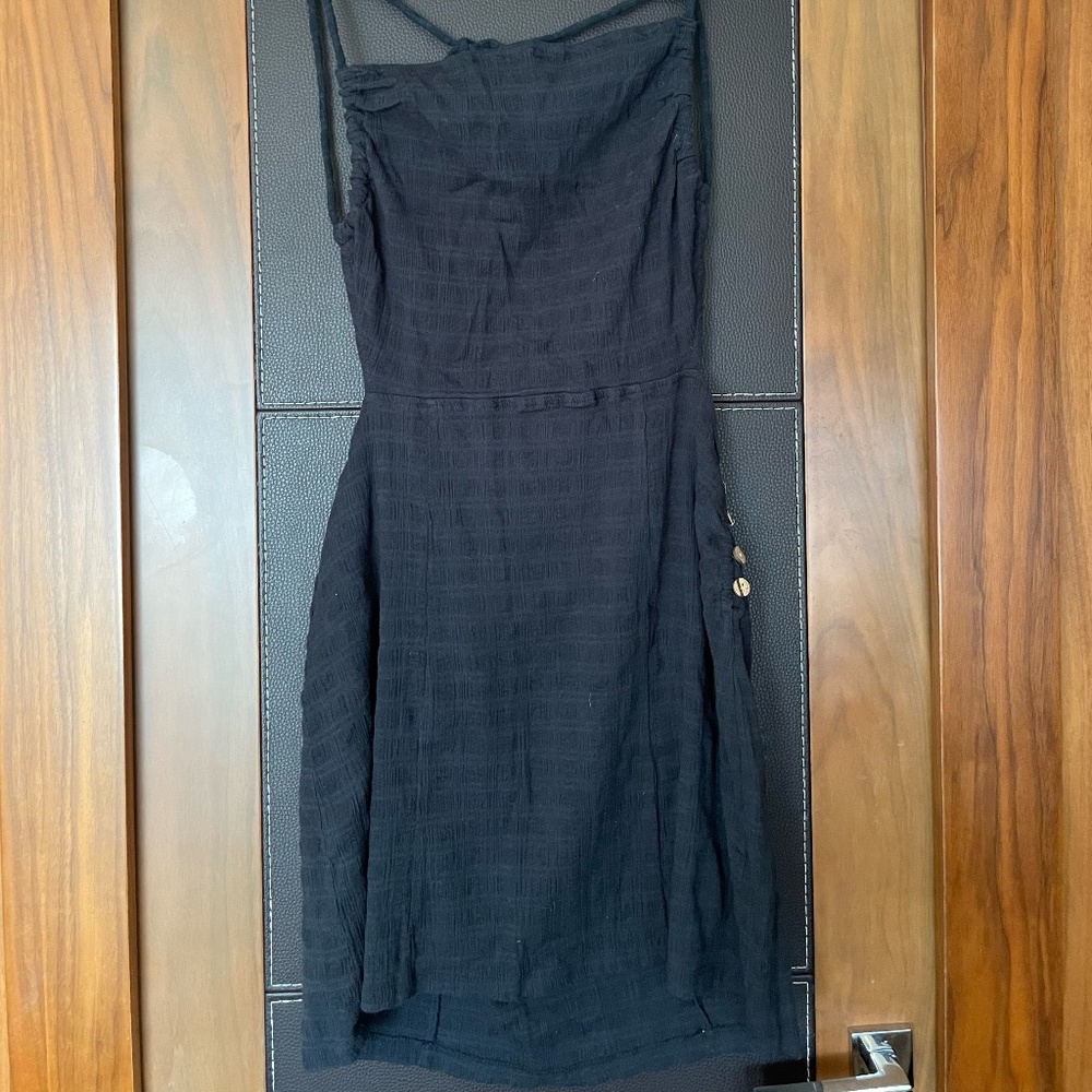 Free People backless mini dress